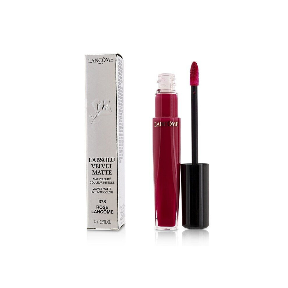 Lancome L'Absolu Velvet Matte Pink Lipstick 378 Rose Lancome