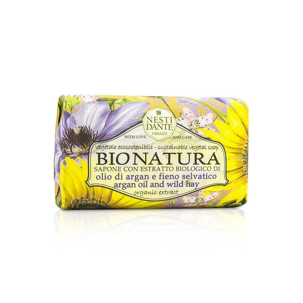 Nesti Dante Bio Natura Sustainable Vegetal Soap - Argan Oil & Wild Hay 250G/8.8Oz