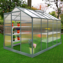 Aluminium Broeikas met Basis – 1.8 m x 3 m