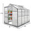 Bundel: Kweekkas met basis – 1.8m x 2.4m + Stellingen 4