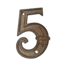 Cast Iron House Number