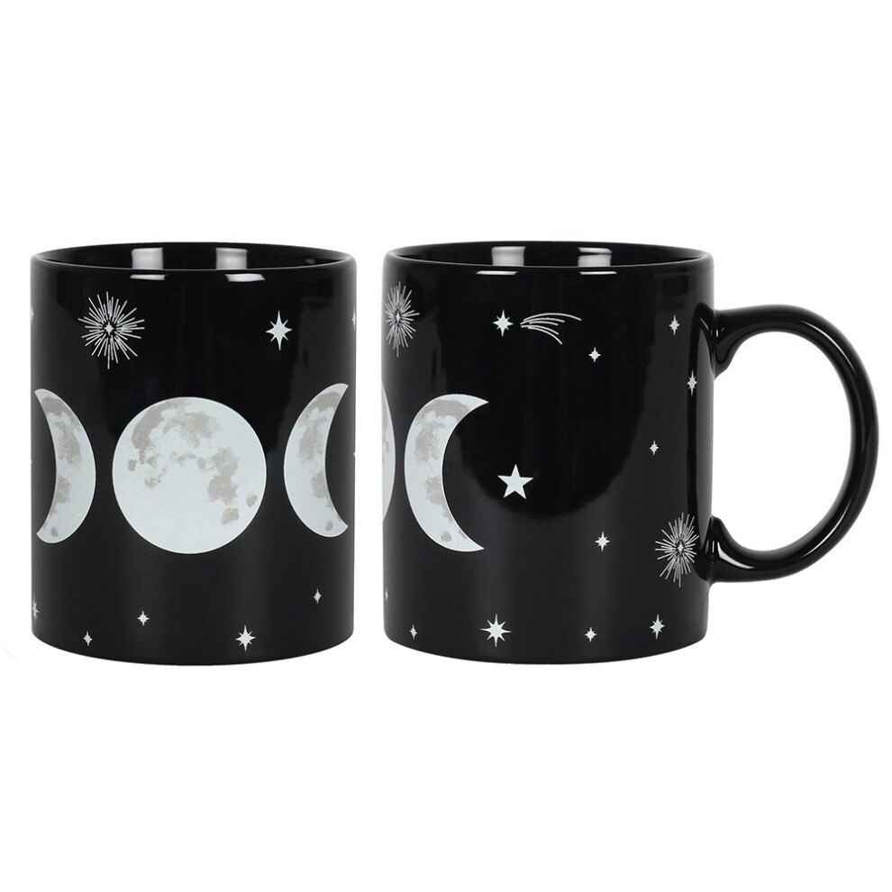 Spirit Of Equinox Black Triple Moon Mug