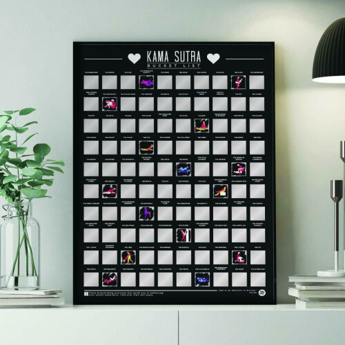 Karma Sutra Scratch Off Poster
