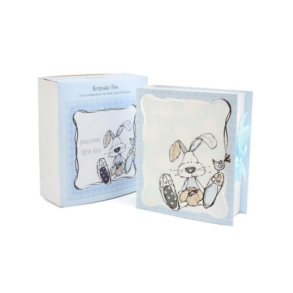 (Blue) Little Miracles Keepsake Boxes Blue