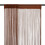 VidaXL vidaXL 2x String Curtains 100x250 cm Brown Room Divider Window Door Background 1