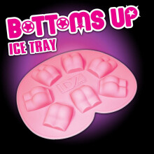 Bottoms Up Ice Tray 659 - Create Bottom-Shaped Ice Cubes in Food-Safe Silicone for Party Drinks