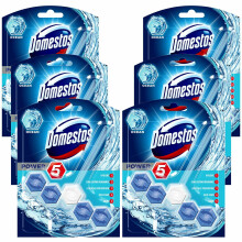 6pcs Domestos Power 5 Ocean Toilet Rim Block - 6 x 55g