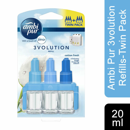 Febreze Ambi Pur 3Volution Air Freshener PlugIn Diffuser Refill, Odour