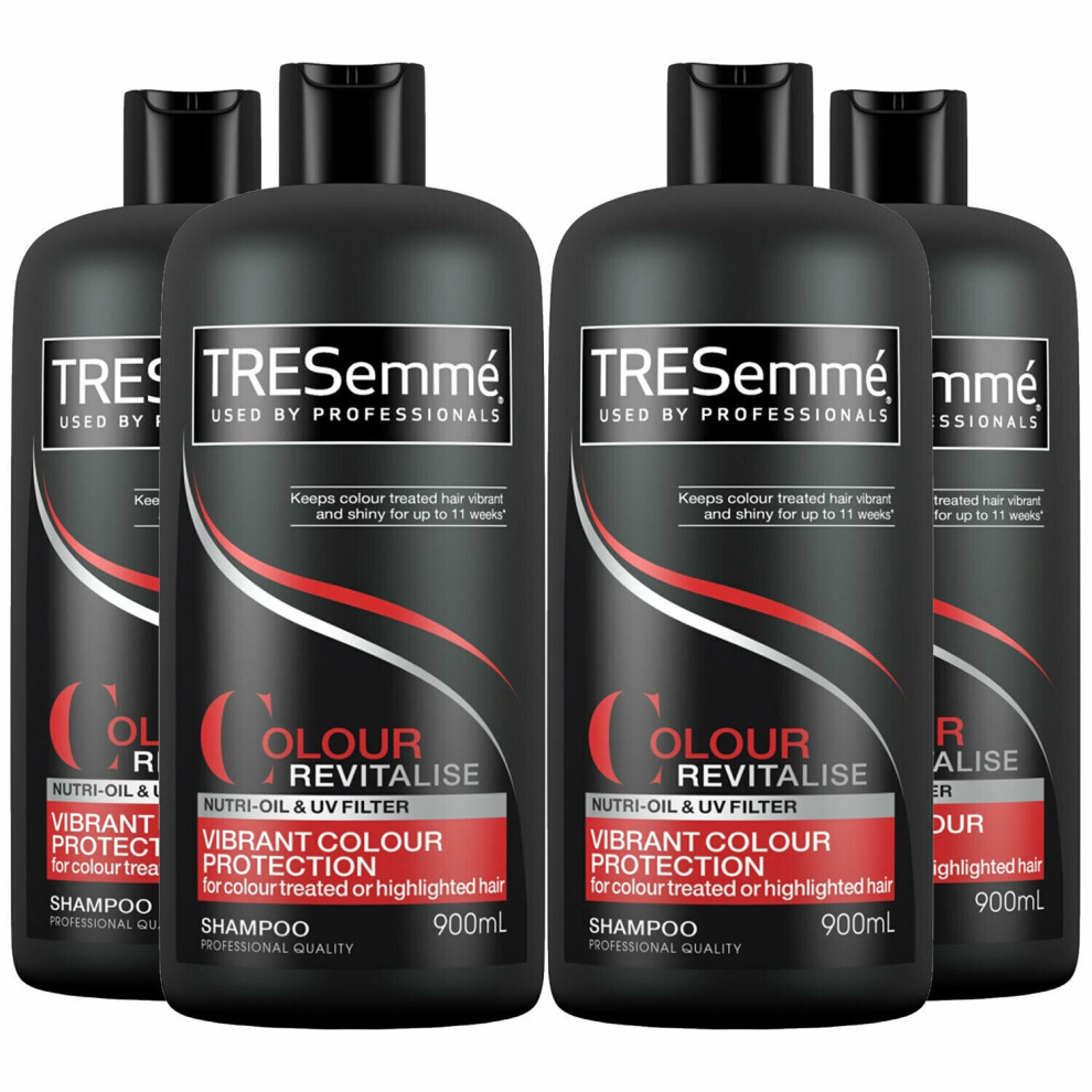 Tresemmé Tresemme Colour Revitalise Colour Fade Protection Shampoo 900Ml - 4 Pack, Keeps Colour Vibrant