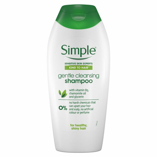 Simple Kind to Hair Gentle Care Shampoo with Vitamin B5 – 400ml