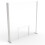 (1000mm) Checkout Screen Sneeze Guard with Hatch Reducer 4