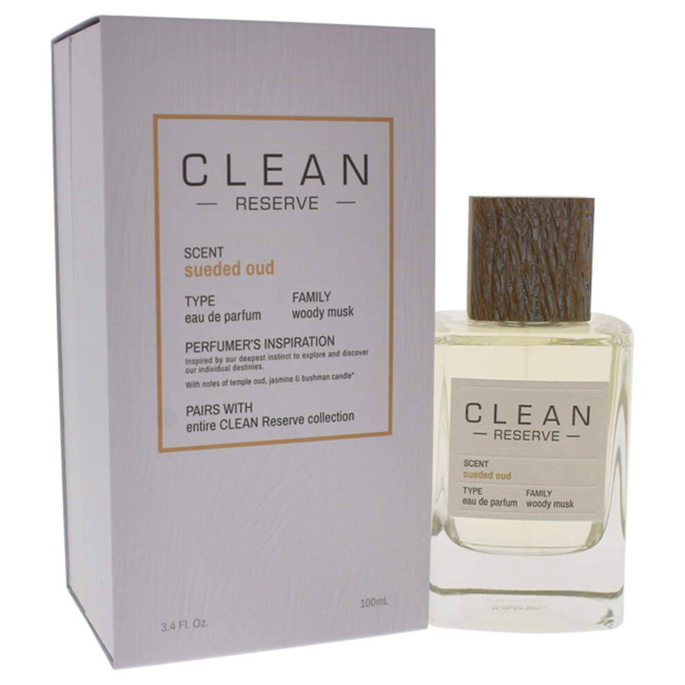Clean Reserve Sueded Oud - 3.4 Oz Edp Spray