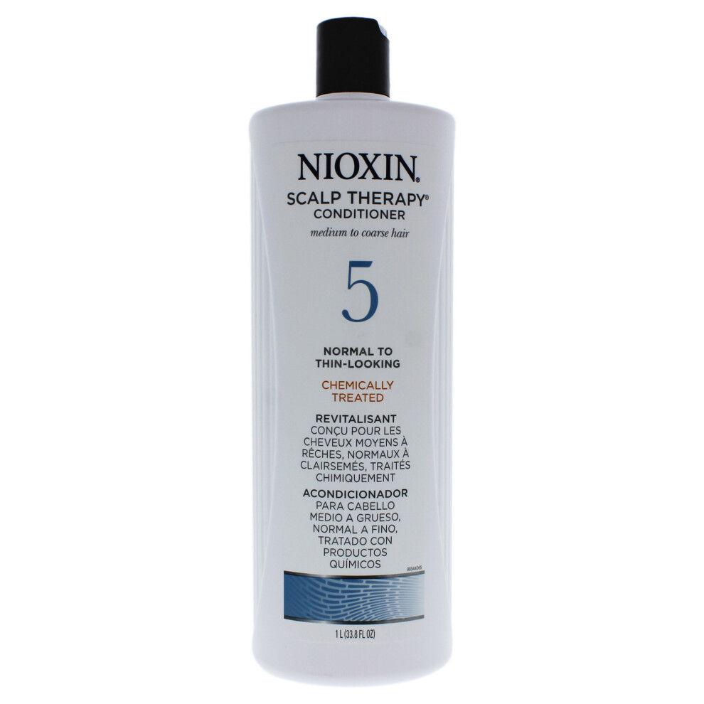 Nioxin System 5 Scalp Therapy For Medium/Coarse Nat. Normal-Thin Looking Hair - 33.8 oz Scalp Therapy