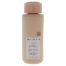 Kristin Ess Hair The One Shampoo Violet pour Éclaircir Cheveux Blonds - Neutralise les Tons Jaunes et Cuivrés