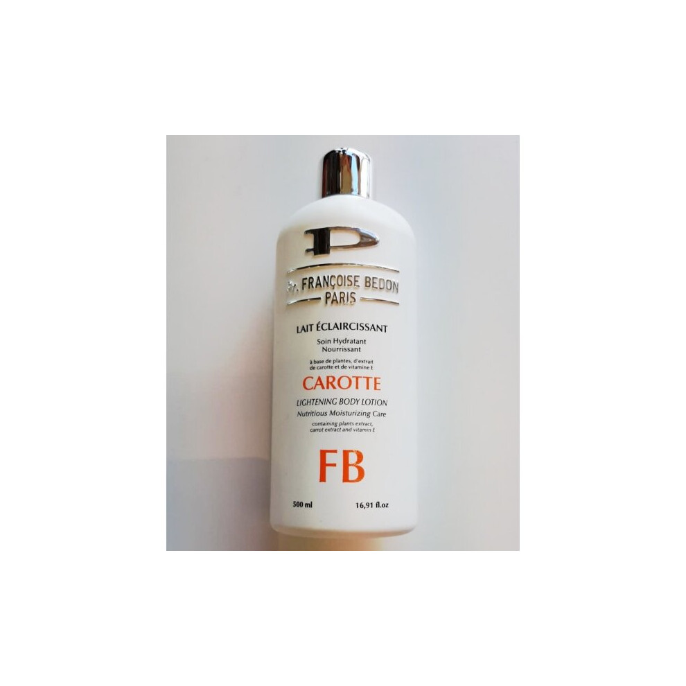 Pr.badon Pr. Francoise Bedon - Lightening Carrot Body Milk 17 Oz | 500Ml