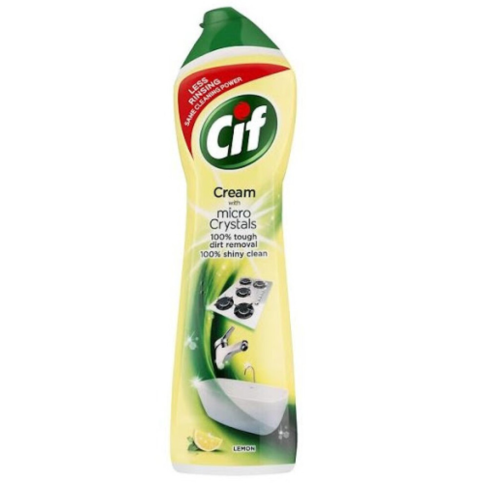 (500ml, Lemon) Cif Cream Liquid Cleaner 500ml