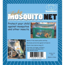 Bambini 222 Play Pen & Stroller Mosquito Net, White