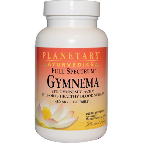 Planetary Herbals, Ayurvedics, Full Spectrum Gymnema, 120 Tabletek