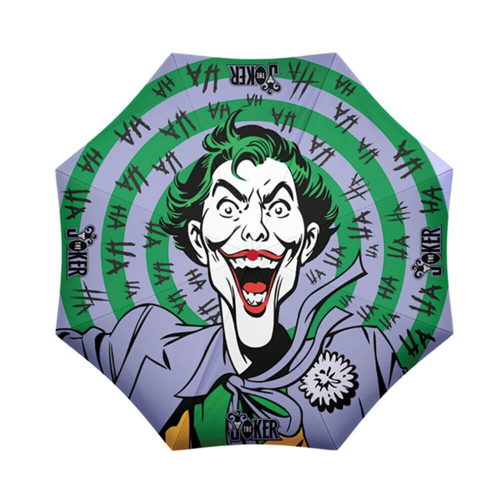 Dc Comics Green The Joker Compact Umbrella