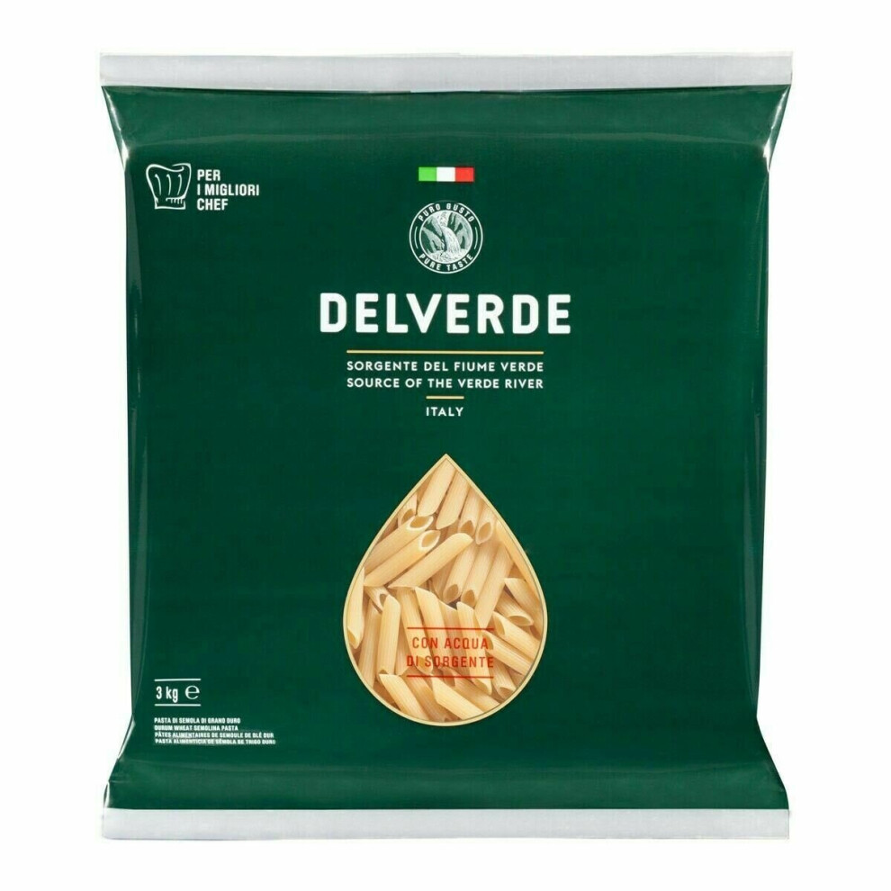 Delverde Great Pasta 3kg Penne Rigate