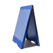 (Blue, No) A-Board Pavement Sign Board Stand PVC A2 Posters