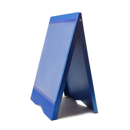 (Blue, No) A-Board Pavement Sign Board Stand PVC A2 Posters