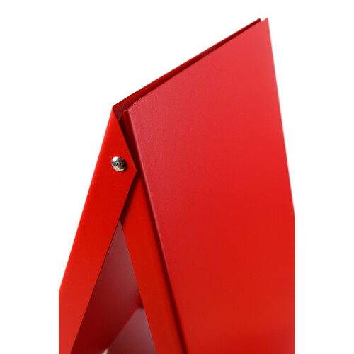 (Red, No) A-Board Pavement Sign Display Stand PVC Print UV 1