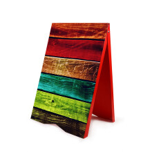 (Red, Yes) A-Board Pavement Sign Display Stand PVC Print UV