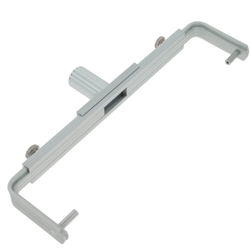 12"-18" Double Arm Adjustable Paint Roller Frame Painting Tool, Grey 2