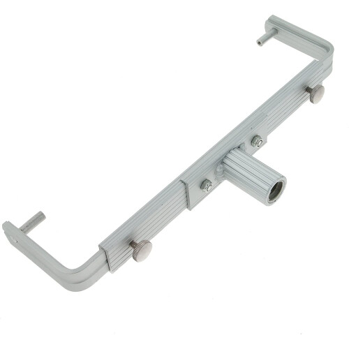 12"-18" Double Arm Adjustable Paint Roller Frame Painting Tool, Grey 1