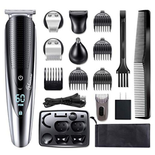 Hatteker Rechargeable Hair Clipper Electric Cordless Body Hair Trimmer Beard Shaver