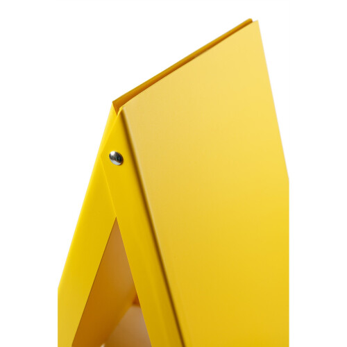 (Yellow, No) A-Board Pavement Sign Display Stand PVC Print UV 2