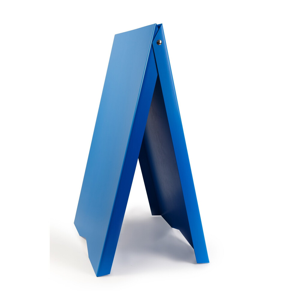 (Blue, No) A-Board Pavement Sign Display Stand PVC Print UV