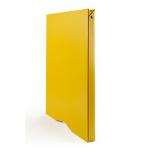(Yellow, No) A-Board Pavement Sign Display Stand PVC Print UV