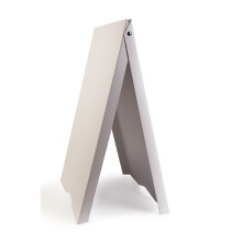 (White, No) A-Board Pavement Sign Display Stand PVC Print UV