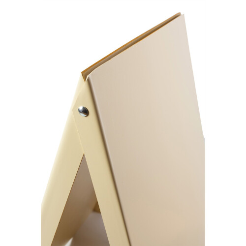 (Beige, No) A-Board Pavement Sign Display Stand PVC Print UV 1