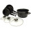 Leisurewize 7 Piece Lightweight Cookware Set Camping Cooking Pans 1