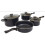 Leisurewize 7 Piece Lightweight Cookware Set Camping Cooking Pans 2