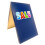(Blue, Yes) A-Board Pavement Sign Magnetic Board Display Metal 2