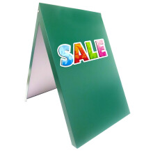 (Green, Yes) A-Board Pavement Sign Magnetic Board Display Metal