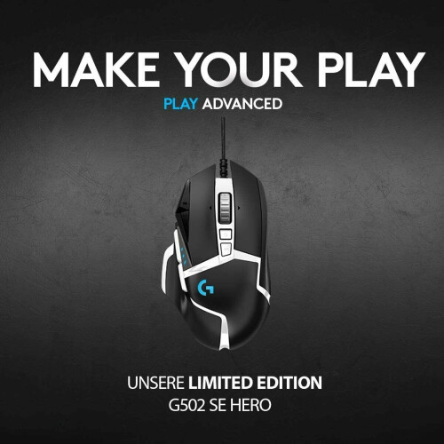 Logitech Logitech G502 HERO SPECIAL EDITION Black / White 1