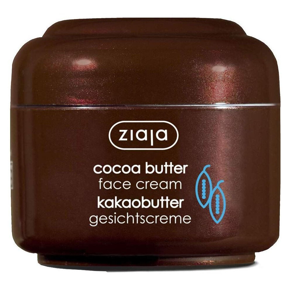 Cocoa Cream Ziaja Butter Face 50Ml - For Dry Skin - U
