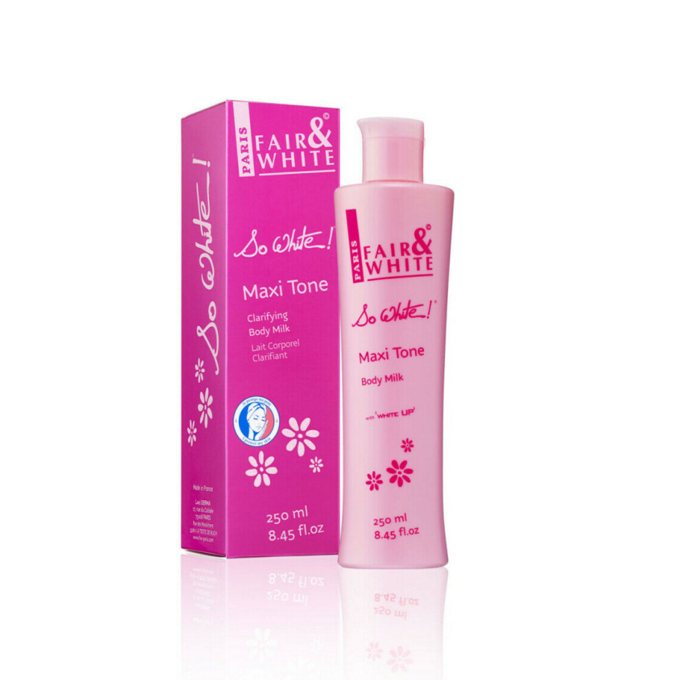 Fair and White So White Maxi Tone Clarifying Skin Body Milk 250ml