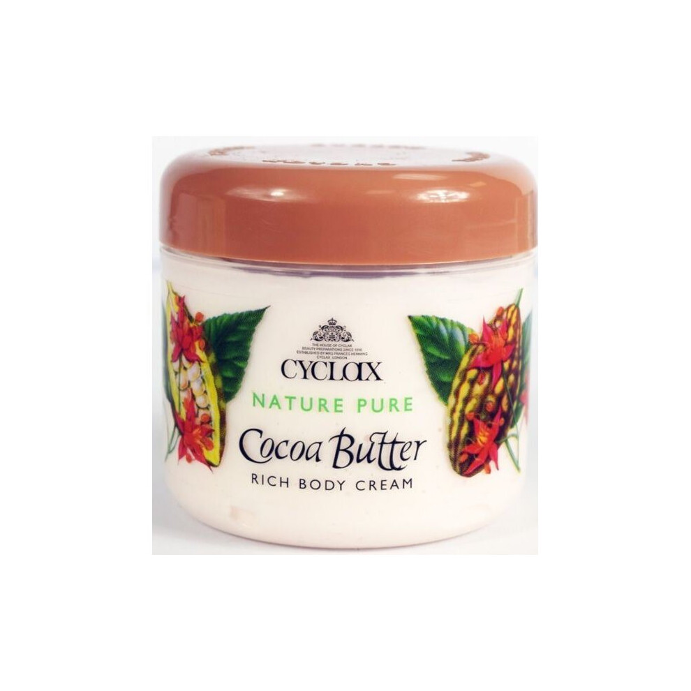 Cyclax Nature Pure Cocoa Butter Rich Body Cream 300ml