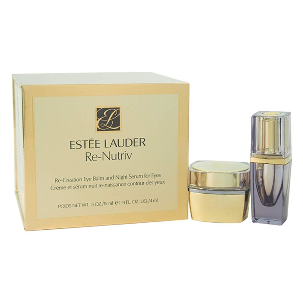 Estee Lauder Re-Nutriv Re-Creation Gift Set 15ml Eye Balm + 4ml Night Serum for Eyes