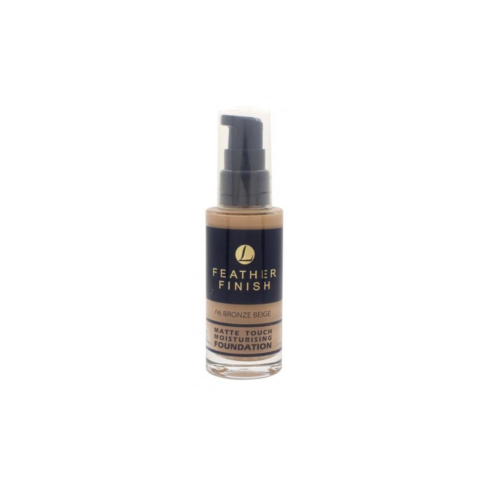 Foundation Bronze/Beige Lentheric Feather Finish Matte Touch 30Ml - 06