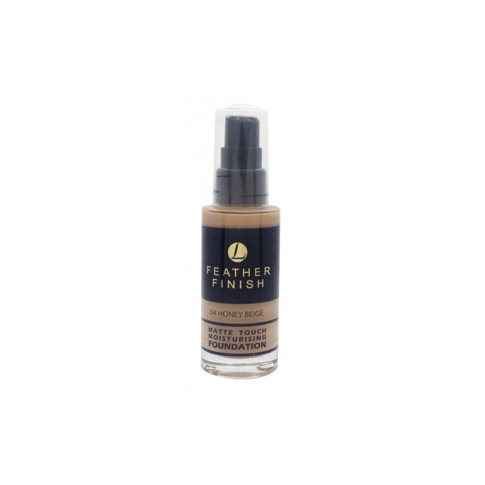 Foundation Beige Lentheric Feather Finish Matte Touch 30Ml - Honey 04