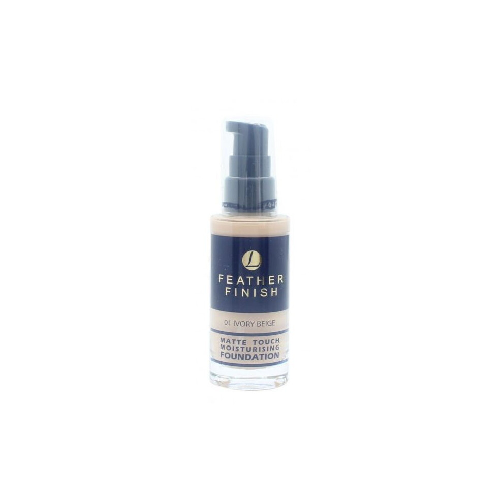 Foundation Ivory/Beige Lentheric Feather Finish Matte Touch Moisturising - 01