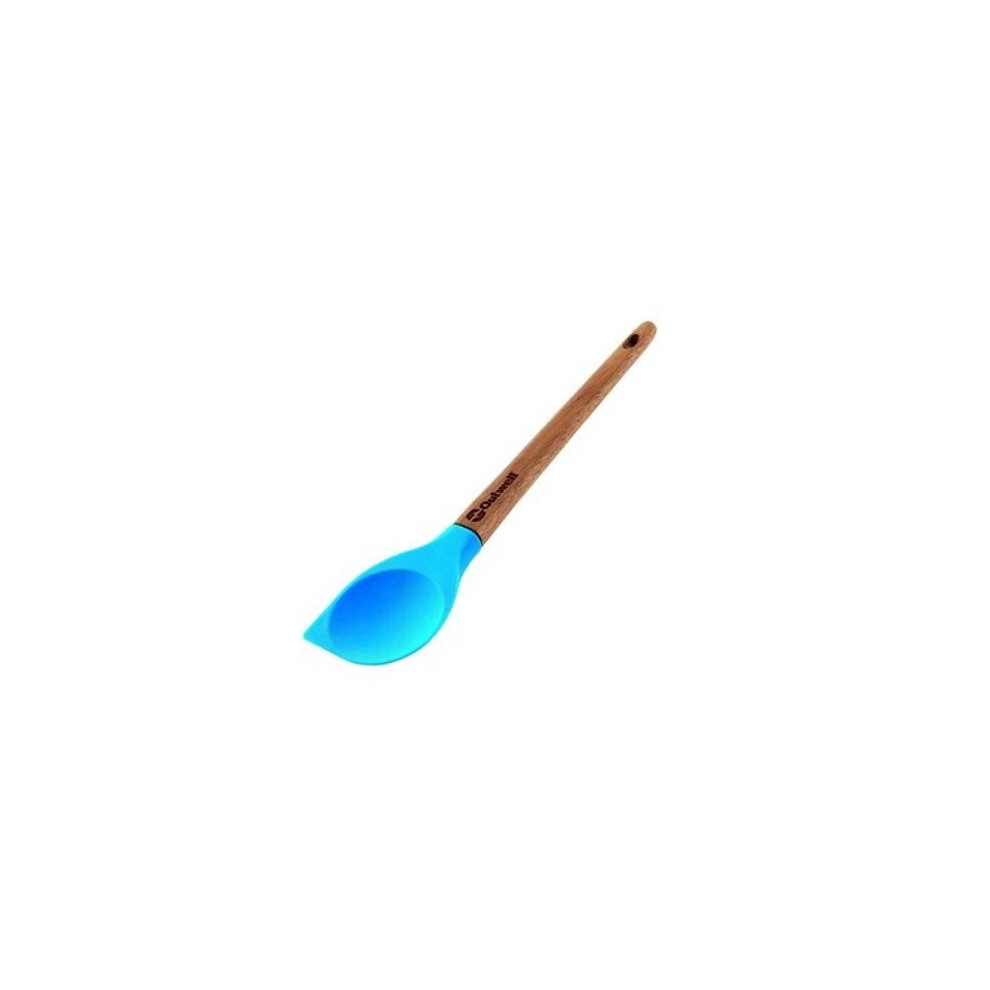 Outwell Bamboo & Silicone Mixing Cooking Spoon | Blue