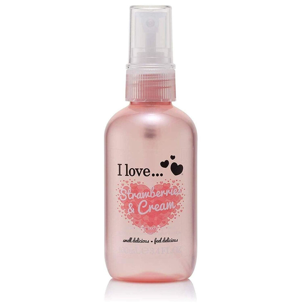 Spritzer Cream I Love... Strawberries & Body 100Ml Spray - F